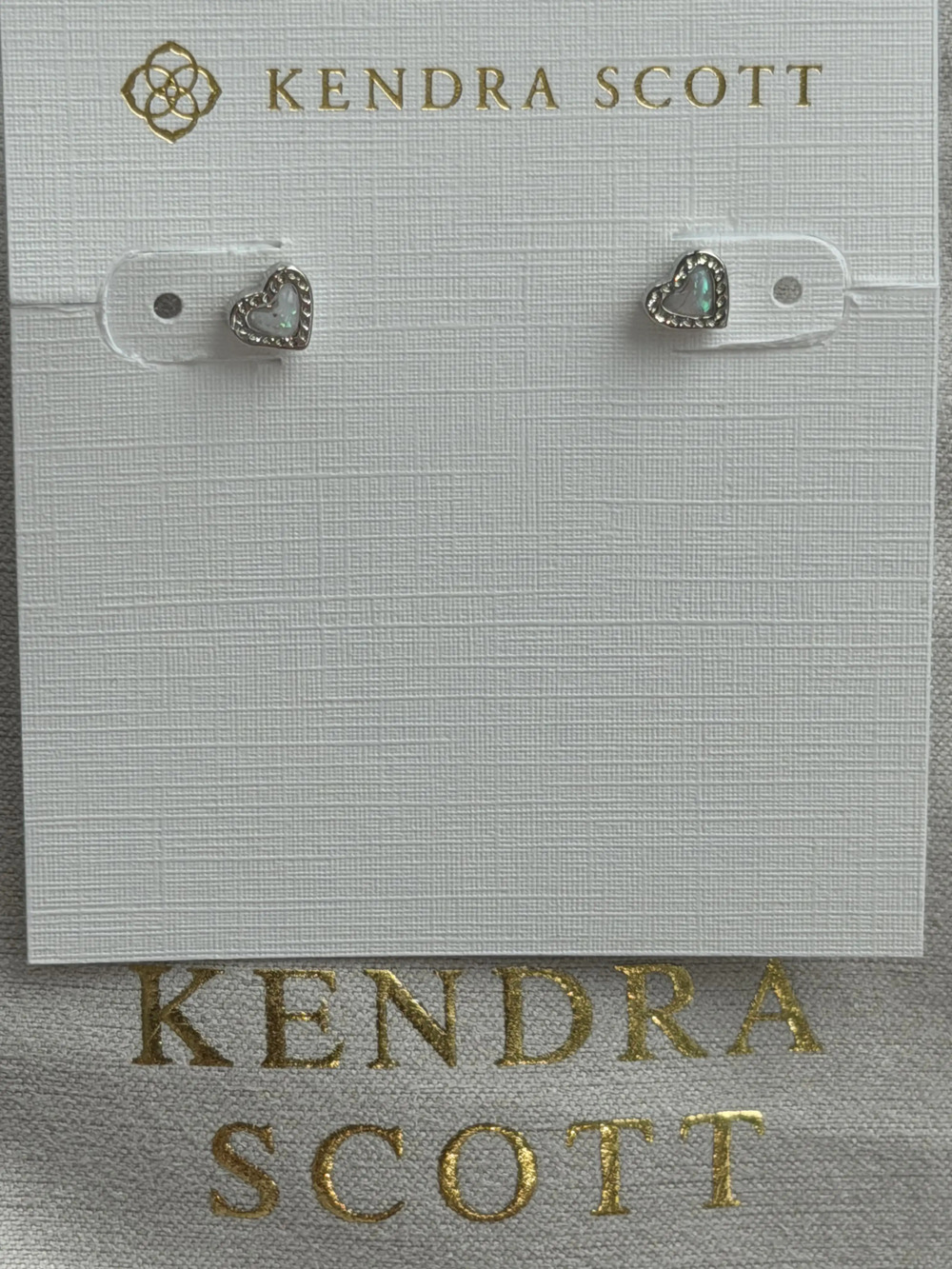 Kendra Scott Heart Earrings